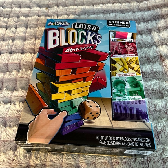 ArtSkills Lots O' Blocks 4-in-1 Game Kit - Picture 1 of 2